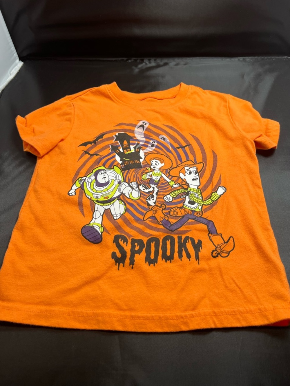 Toy Story Halloween “Cute Spooky” Tee – Buzz, Woody & Jessie (4T) like new